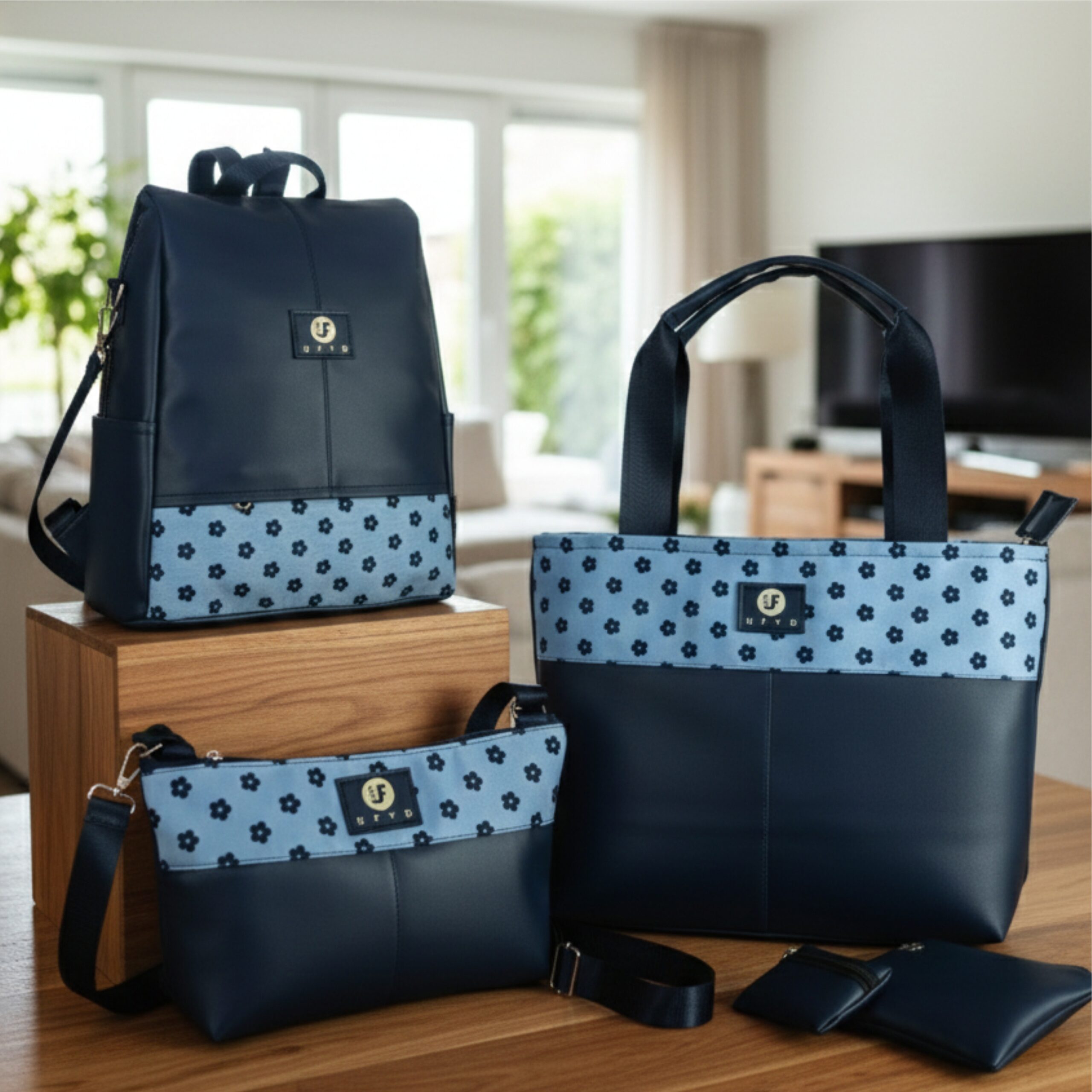 SET DE CARTERAS BRISA FLORAL