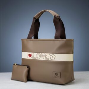 CARTERA CON NECESER LOVE 3D